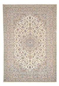 Persisk tæppe - Keshan - 355 x 245 cm - mørk beige
