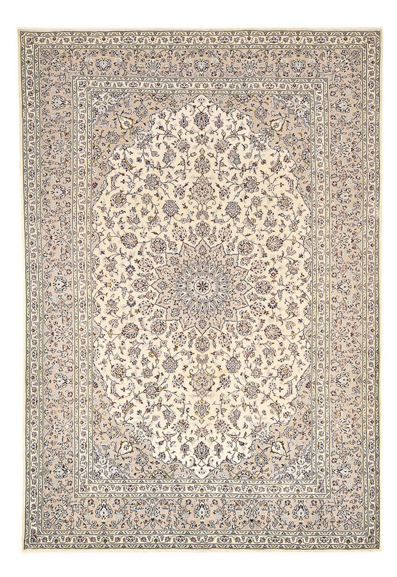 Persisk tæppe - Keshan - 355 x 245 cm - mørk beige