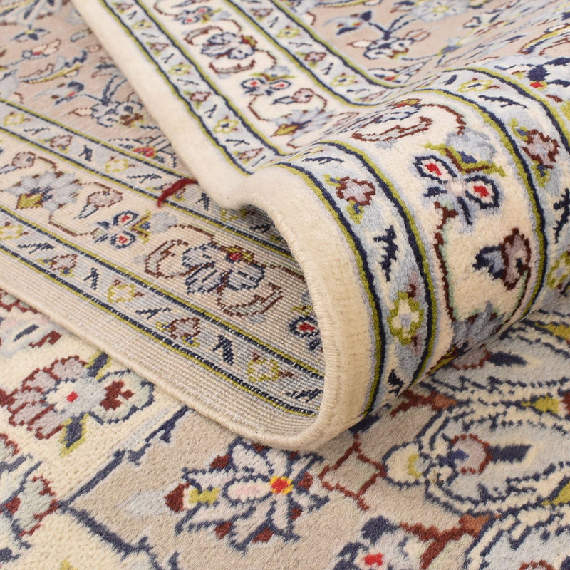 Persisk tæppe - Keshan - 355 x 245 cm - mørk beige