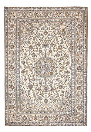 Persisk tæppe - Keshan - 360 x 245 cm - mørk beige