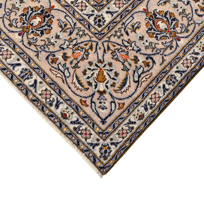 Persisk tæppe - Keshan - 360 x 245 cm - mørk beige