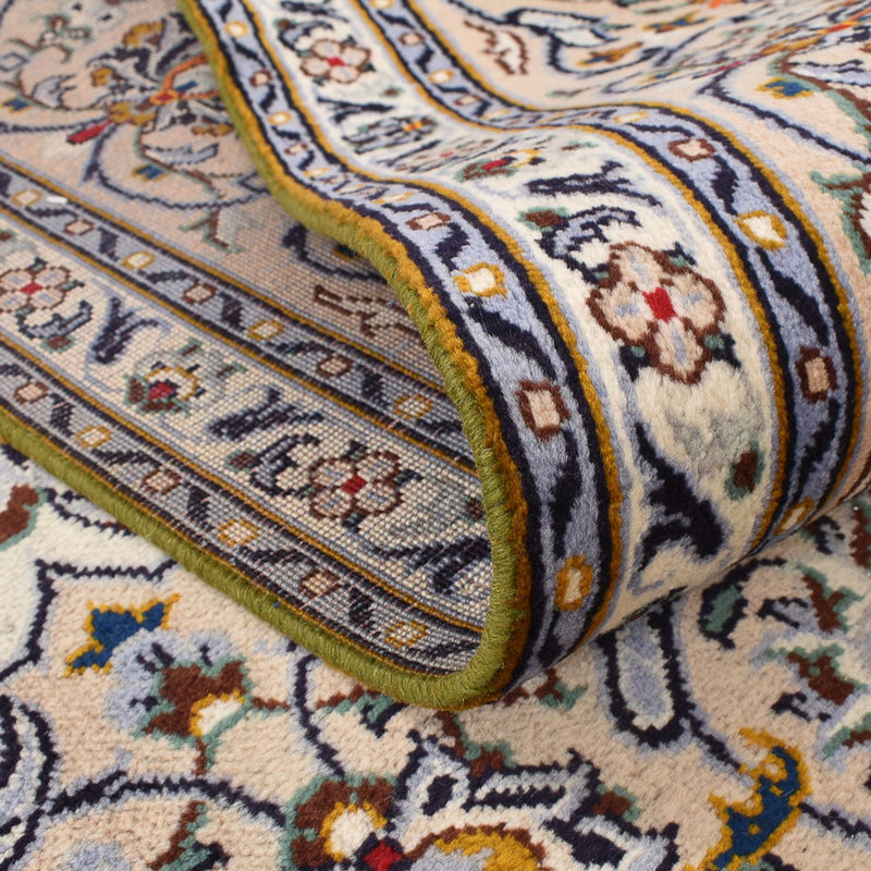 Persisk tæppe - Keshan - 360 x 245 cm - mørk beige
