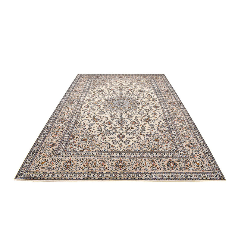 Persisk tæppe - Keshan - 360 x 245 cm - mørk beige
