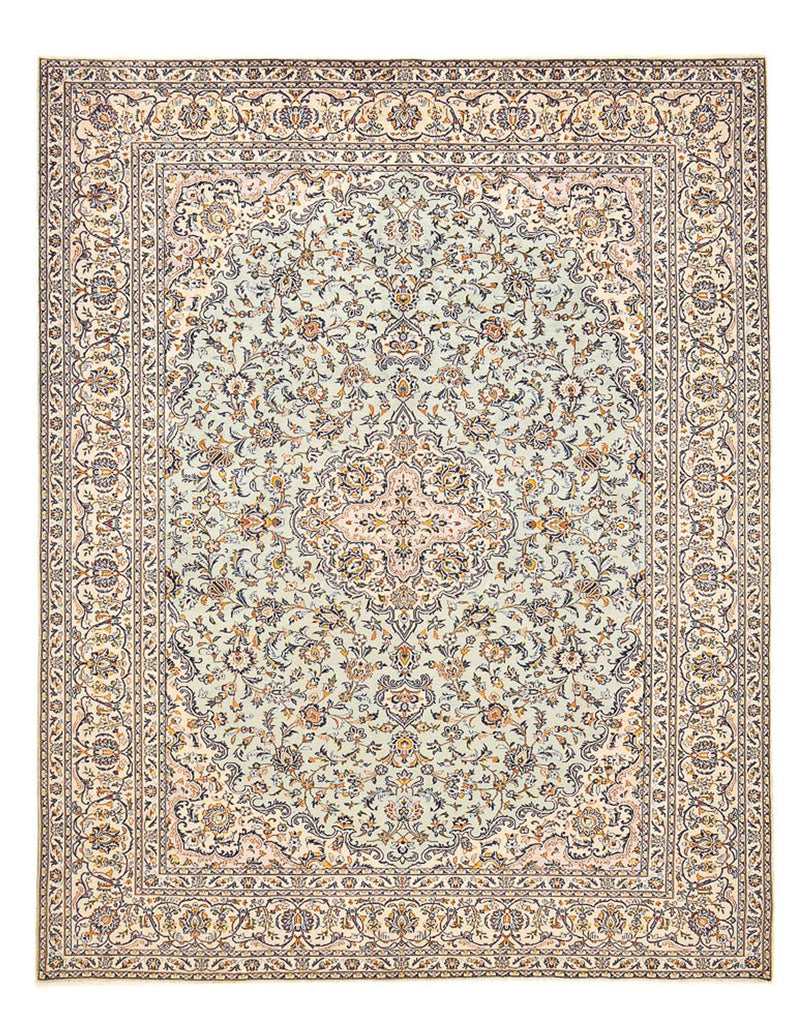Persisk tæppe - Keshan - 389 x 294 cm - sand