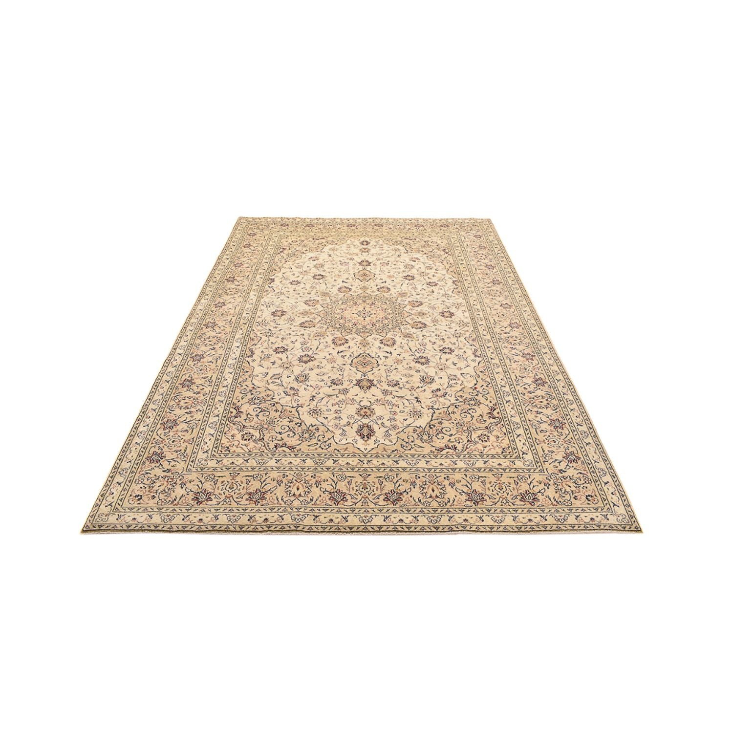 Persisk tæppe - Keshan - 301 x 202 cm - beige