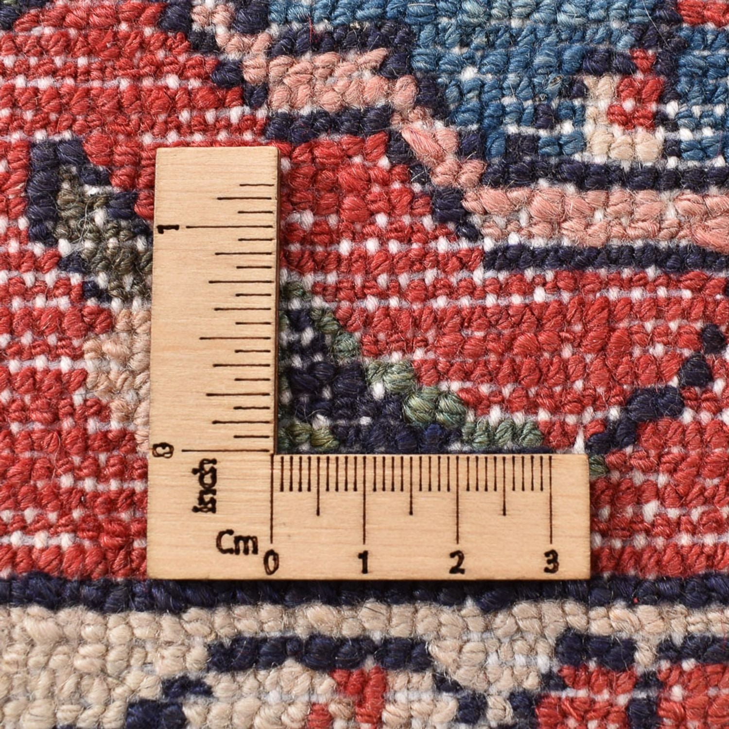 Persisk tæppe - Nomadisk - 340 x 203 cm - mørkerød
