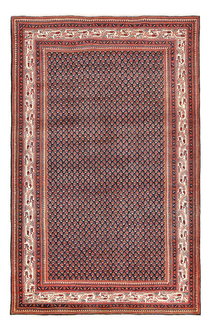 Persisk tæppe - Mir - 295 x 188 cm - mørkerød
