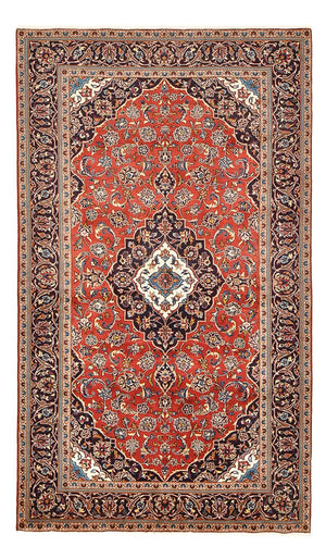 Persisk tæppe - Keshan - 253 x 150 cm - rød