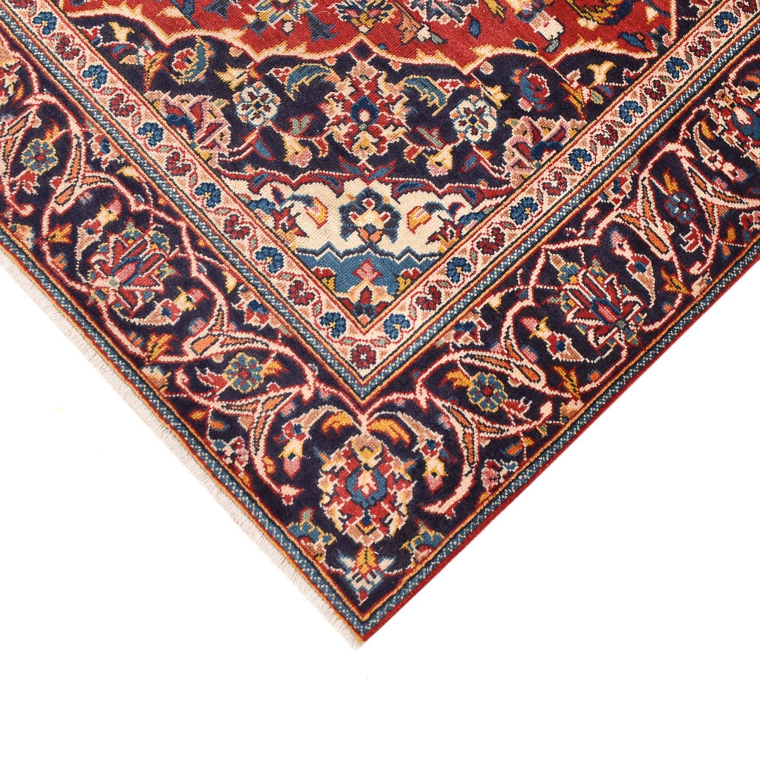 Persisk tæppe - Keshan - 243 x 140 cm - rød