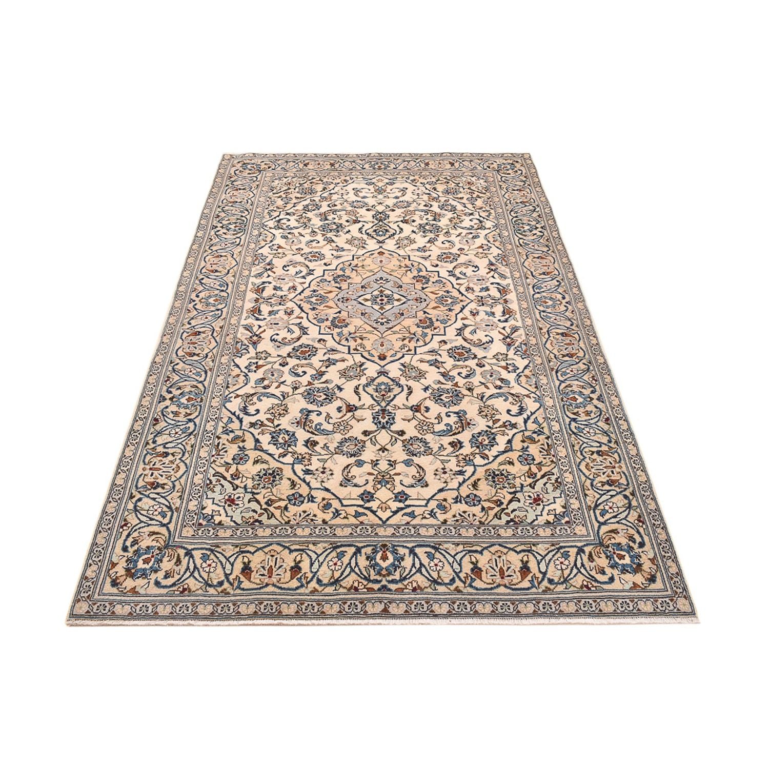 Persisk tæppe - Keshan - 249 x 145 cm - sand