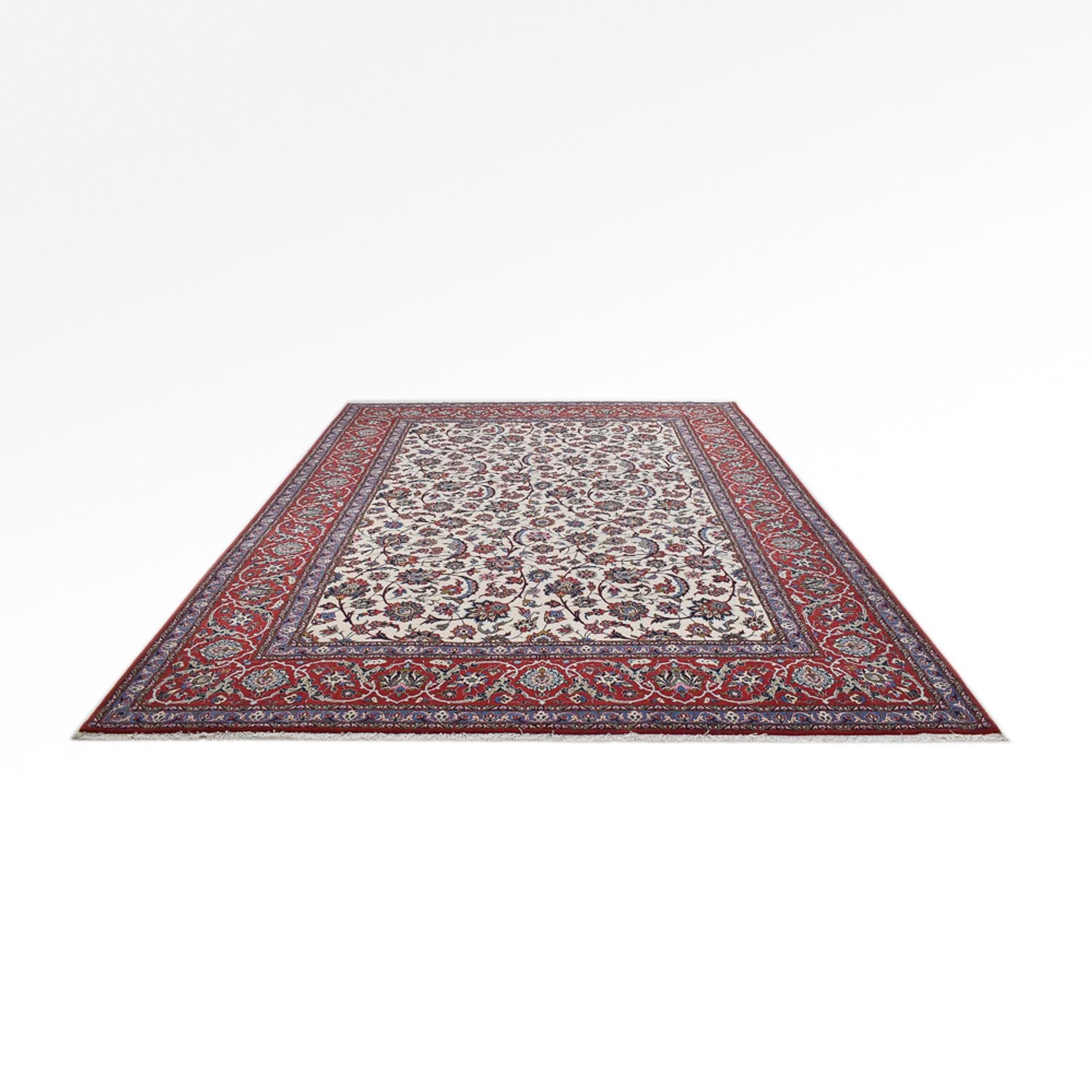 Persisk tæppe - Isfahan - Premium - 398 x 298 cm - rust