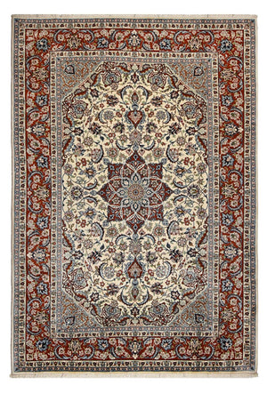 Persisk tæppe - Isfahan - Premium - 304 x 206 cm - sand