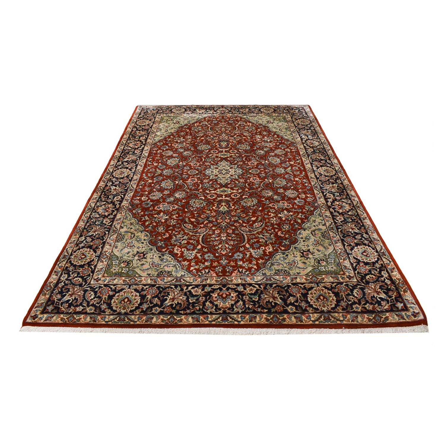Persisk tæppe - Isfahan - Premium - 305 x 210 cm - rød