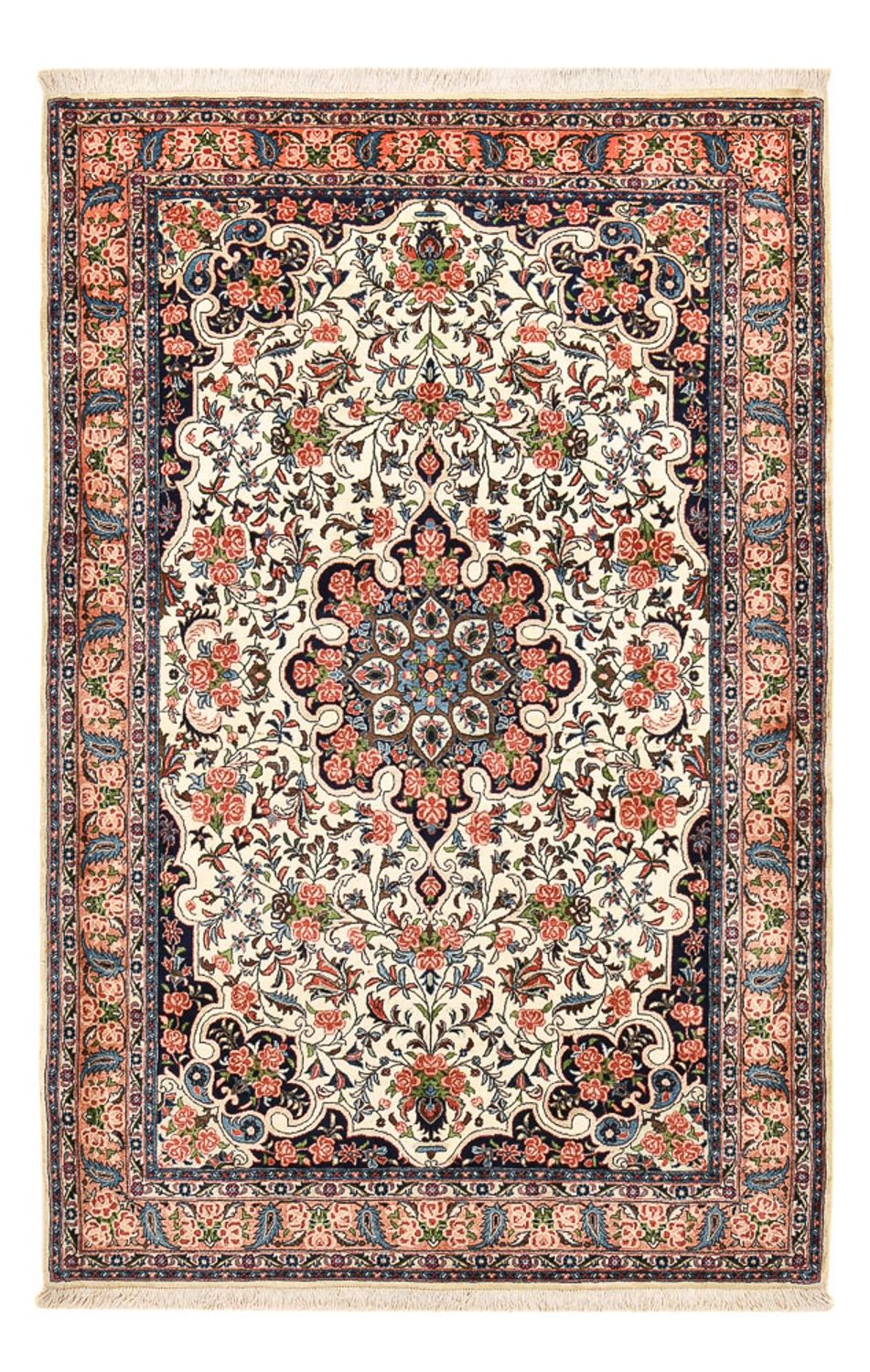 Persisk tæppe - Bijar - 222 x 140 cm - flerfarvet