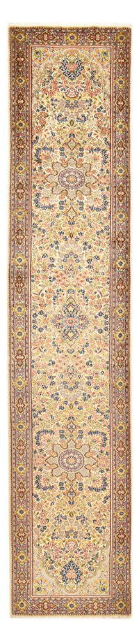 Løber Persisk tæppe - Royal - 385 x 79 cm - lys beige