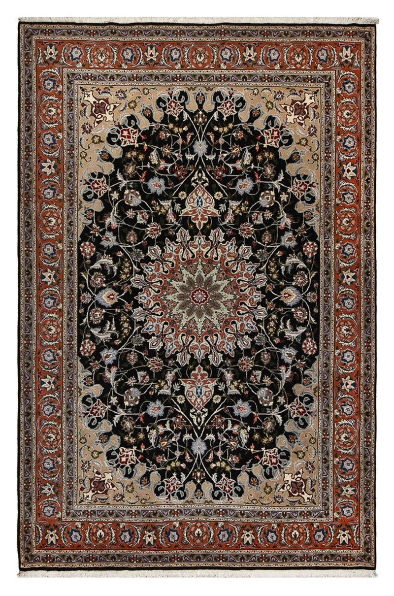 Persisk tæppe - Tabriz - Royal - 318 x 208 cm - mørkeblå