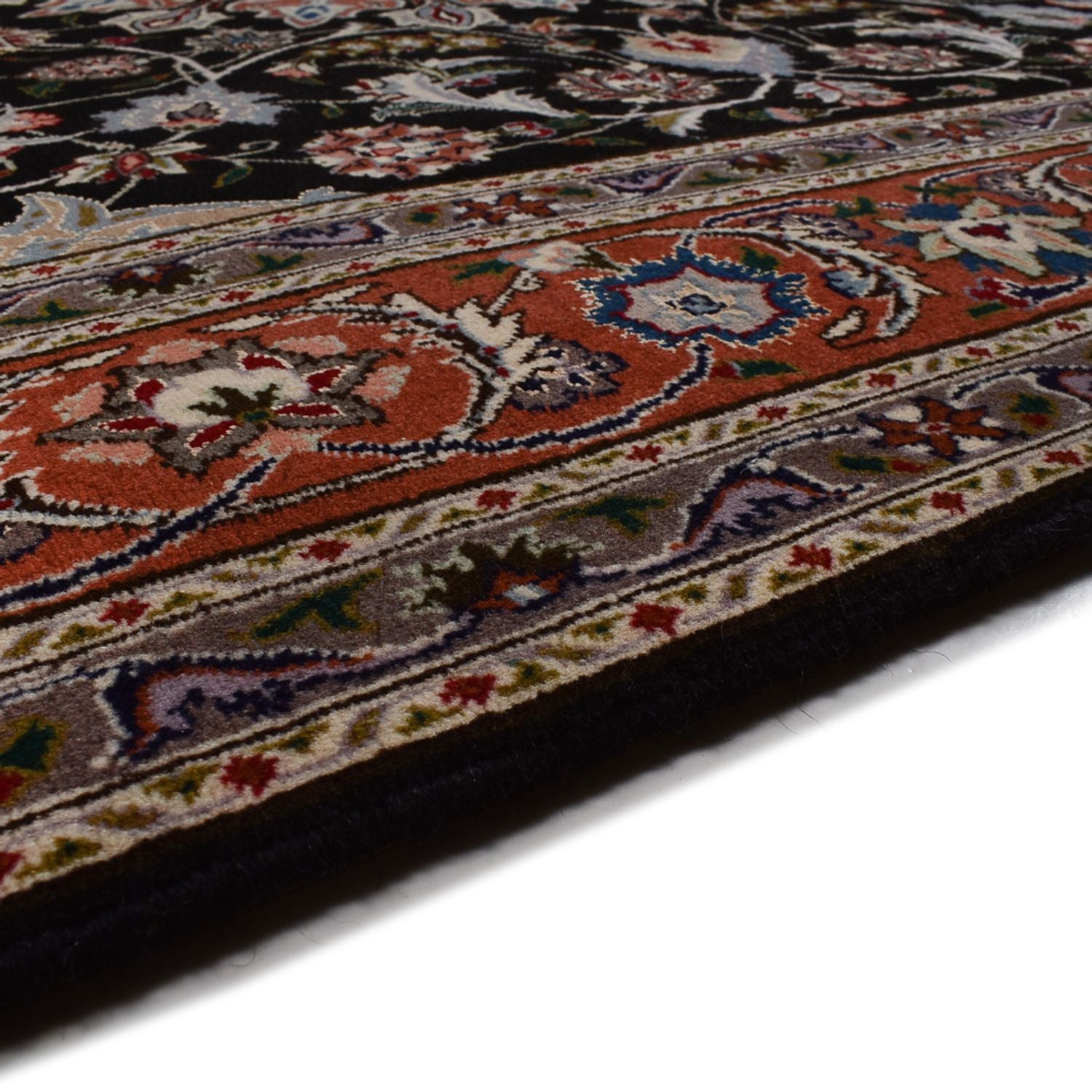 Persisk tæppe - Tabriz - Royal - 318 x 208 cm - mørkeblå