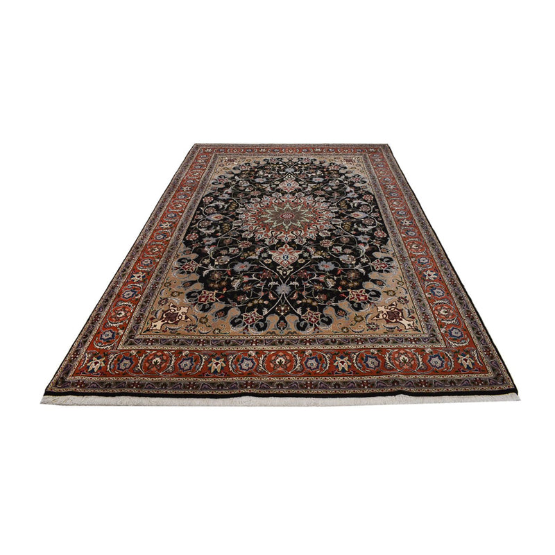 Persisk tæppe - Tabriz - Royal - 318 x 208 cm - mørkeblå