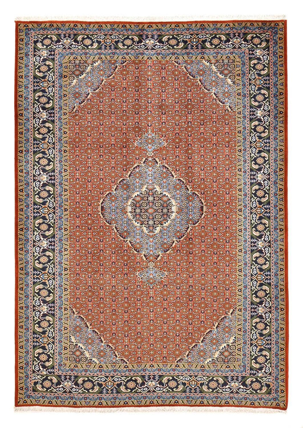 Persisk tæppe - Nomadisk - 280 x 200 cm - rust