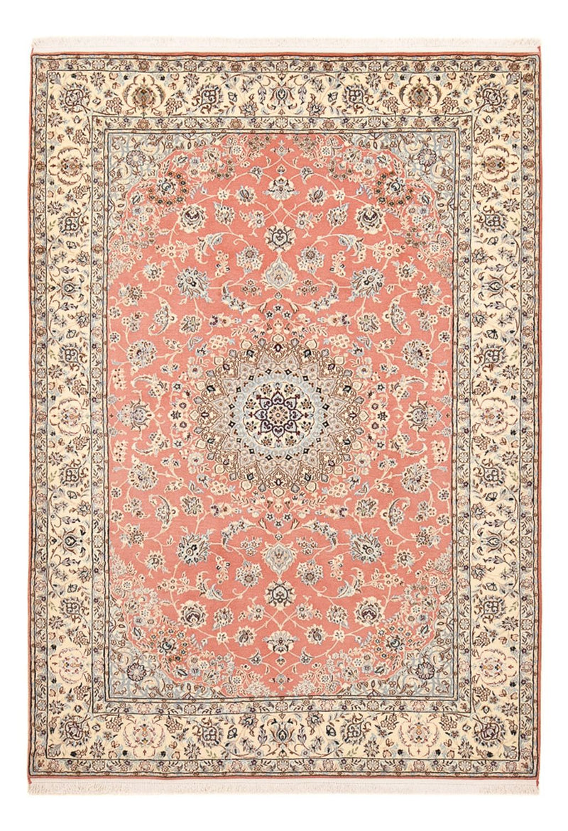 Persisk tæppe - Nain - Royal - 293 x 202 cm - lysrød