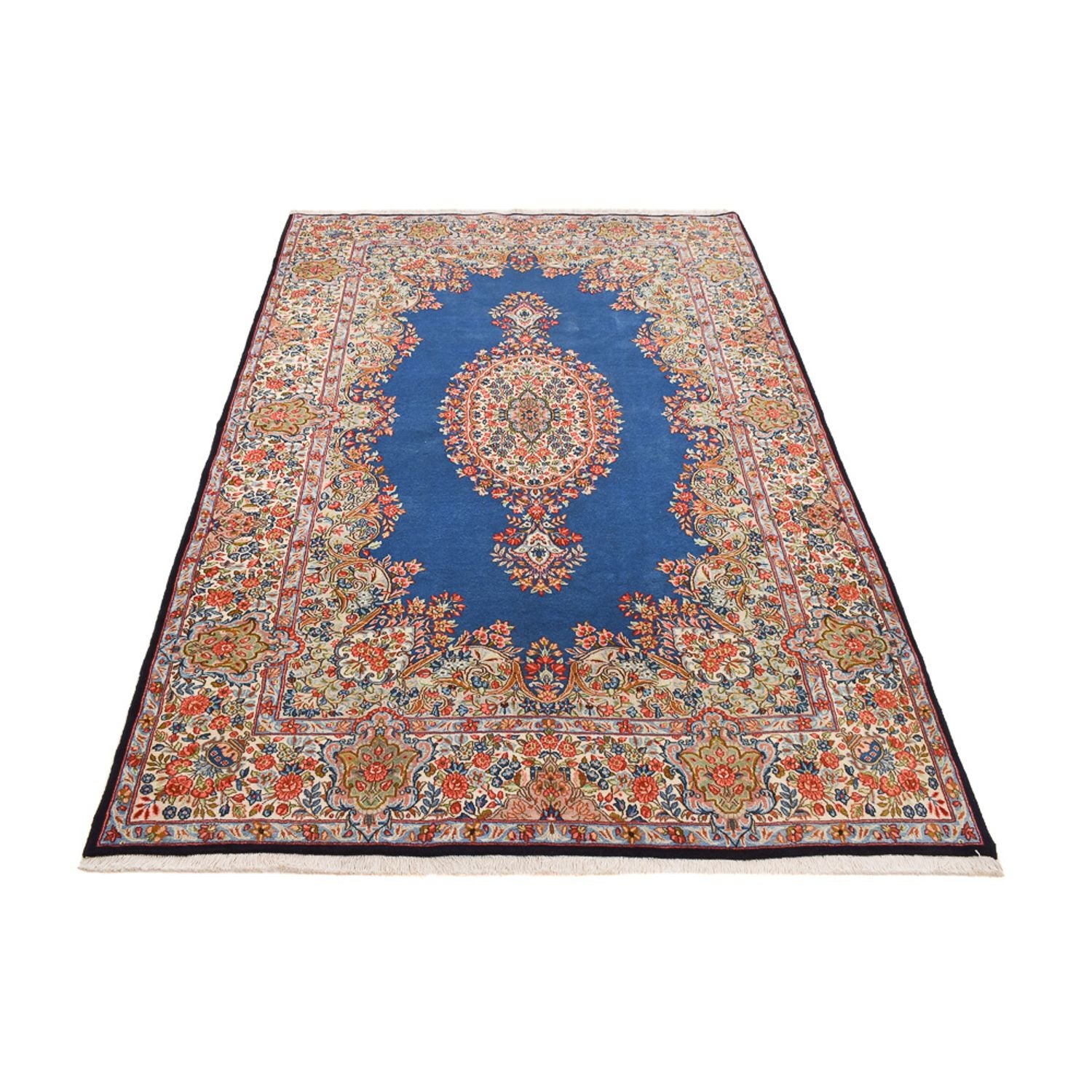 Persisk tæppe - Royal - 275 x 177 cm - blå