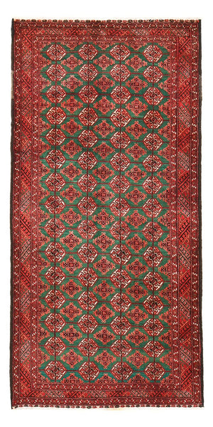 Løber Baluch-tæppe - 292 x 142 cm - rød