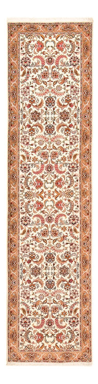 Løber Persisk tæppe - Tabriz - Premium - 317 x 72 cm - beige