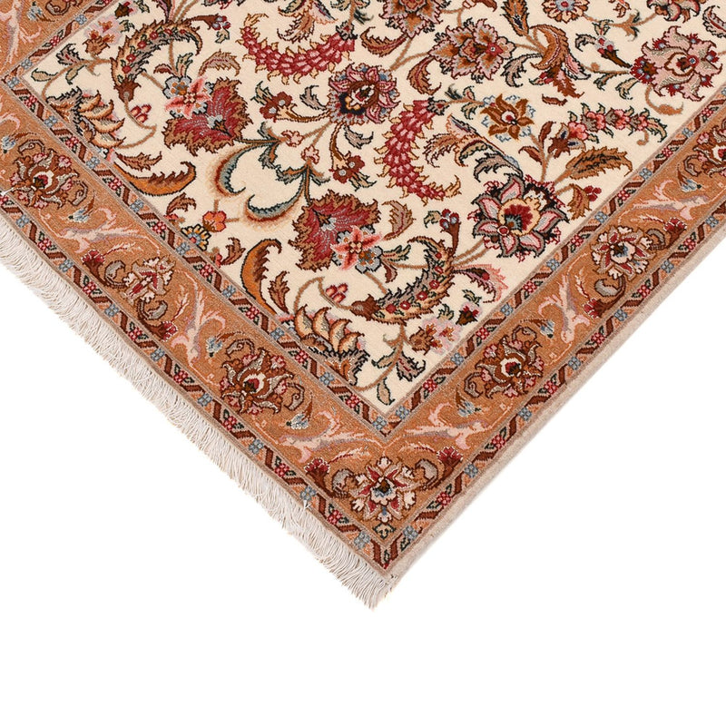 Løber Persisk tæppe - Tabriz - Premium - 317 x 72 cm - beige