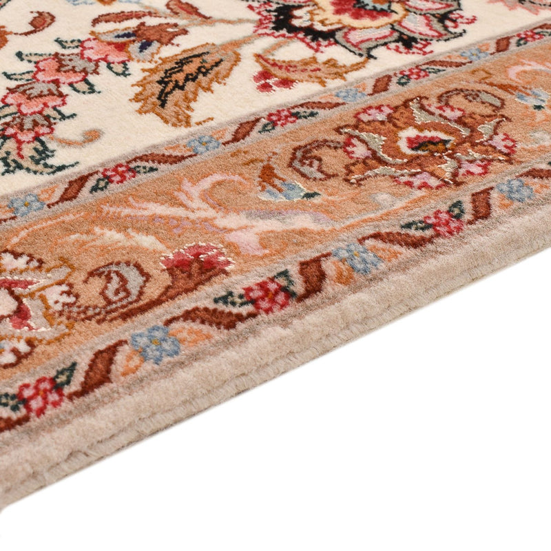 Løber Persisk tæppe - Tabriz - Premium - 317 x 72 cm - beige