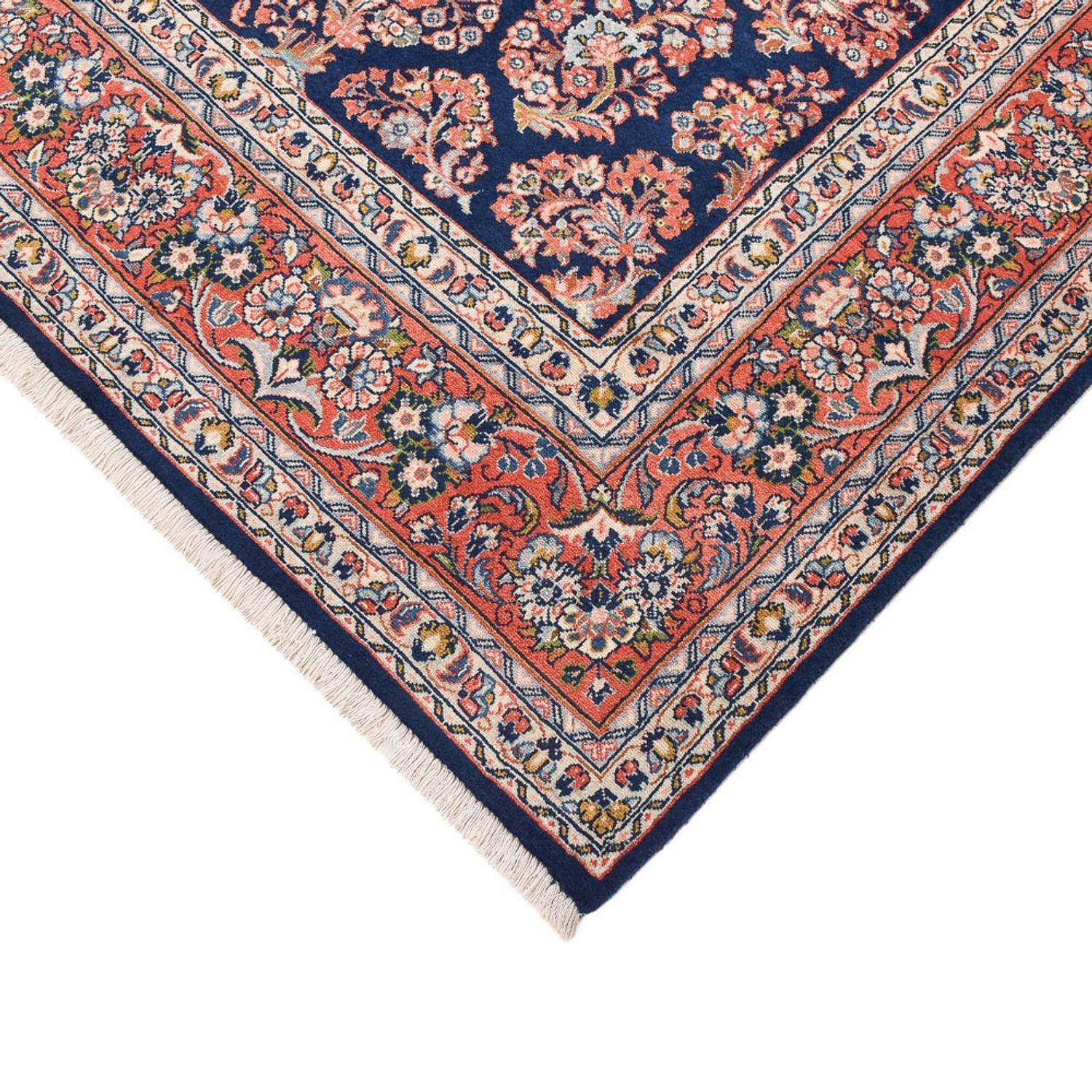 Persisk tæppe - Classic - 247 x 215 cm - mørkeblå
