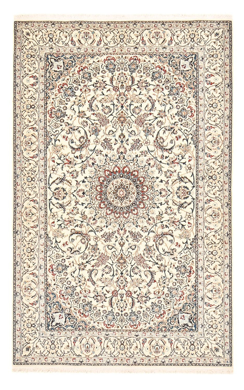 Persisk tæppe - Nain - Premium - 206 x 130 cm - beige