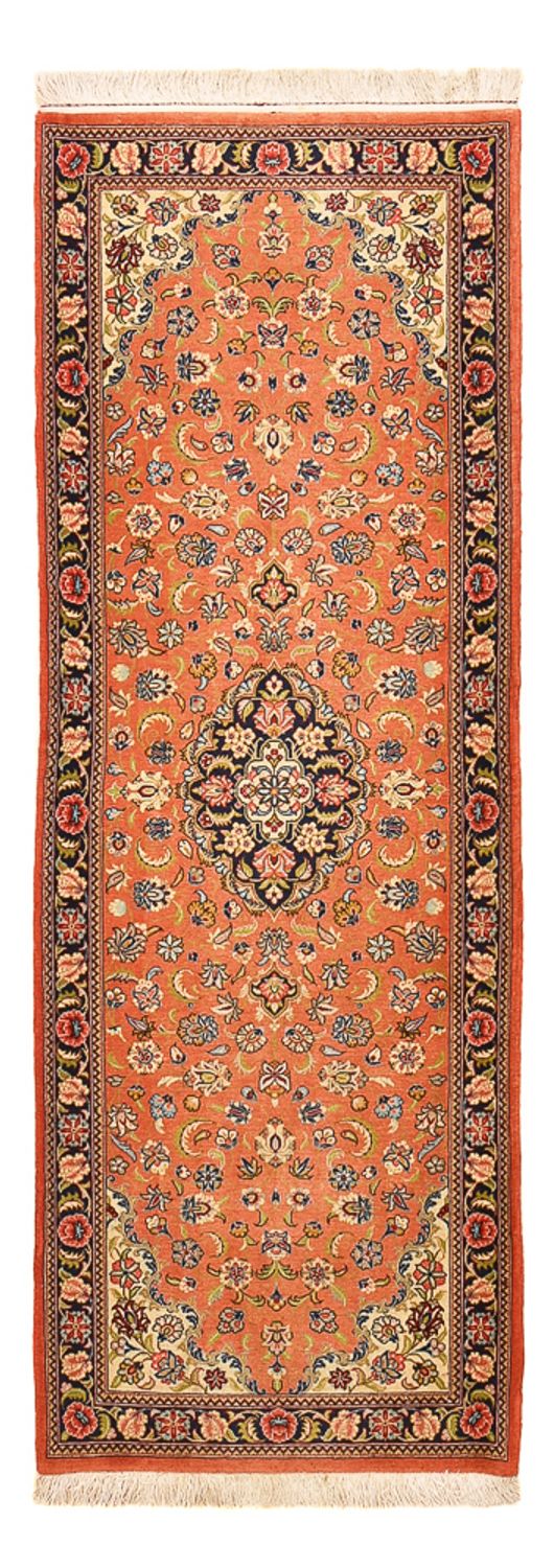 Løber Persisk tæppe - Ghom - 195 x 71 cm - orange