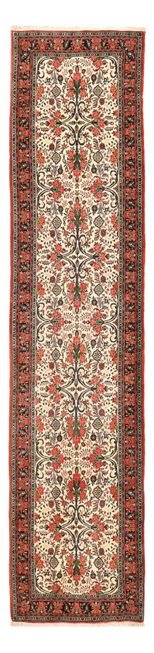 Løber Persisk tæppe - Bijar - 405 x 95 cm - mørk beige