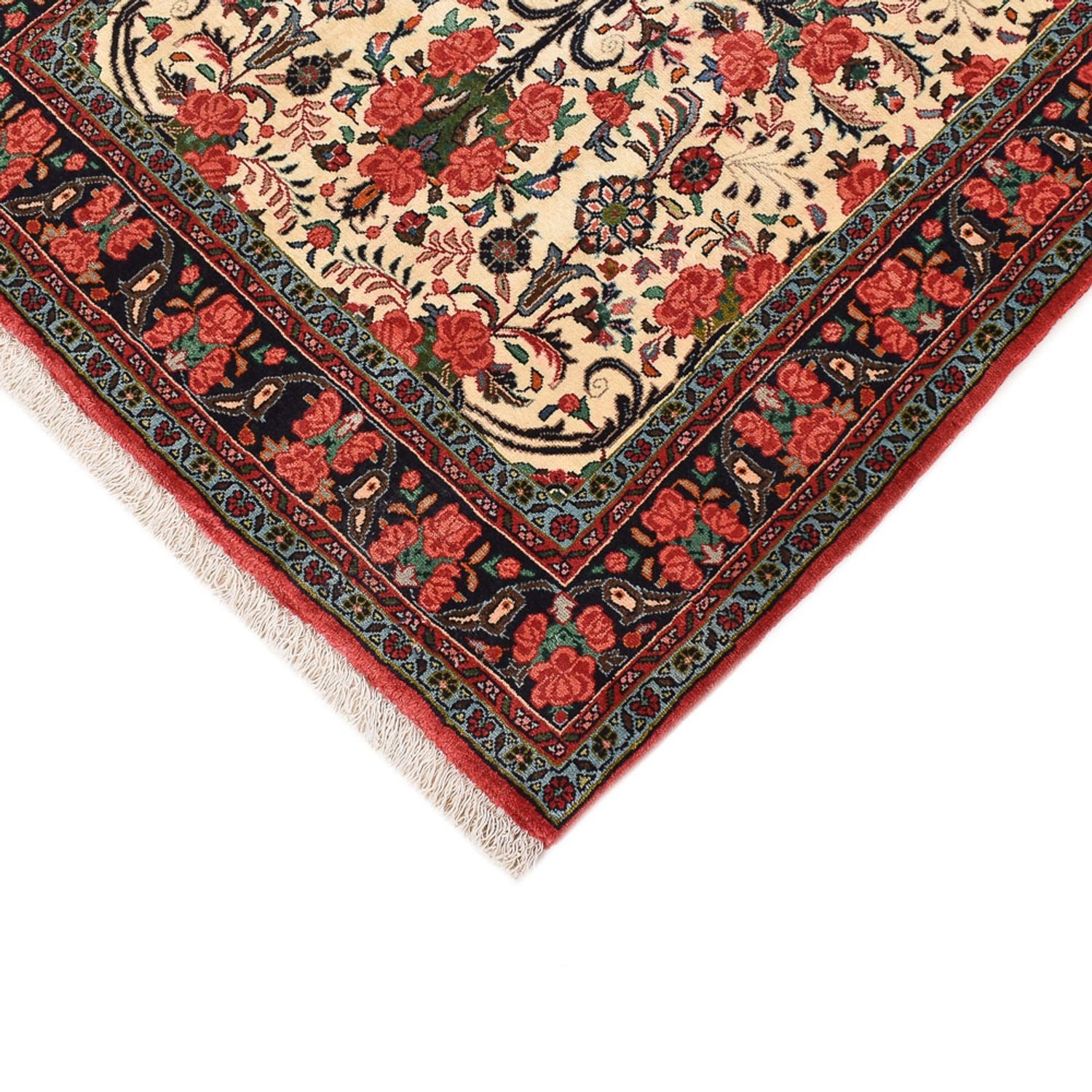 Løber Persisk tæppe - Bijar - 405 x 95 cm - mørk beige