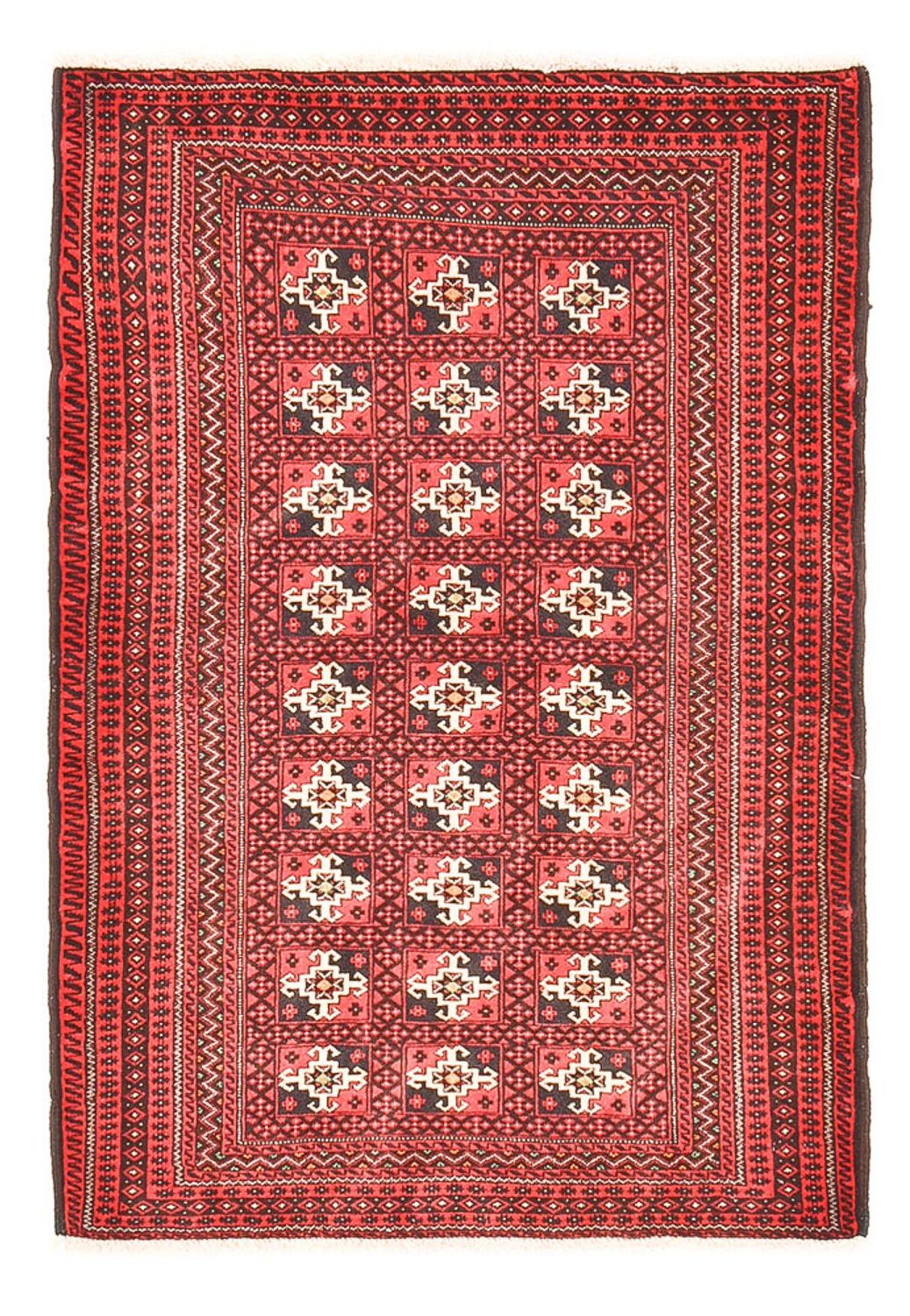 Baluch-tæppe - 140 x 100 cm - rød