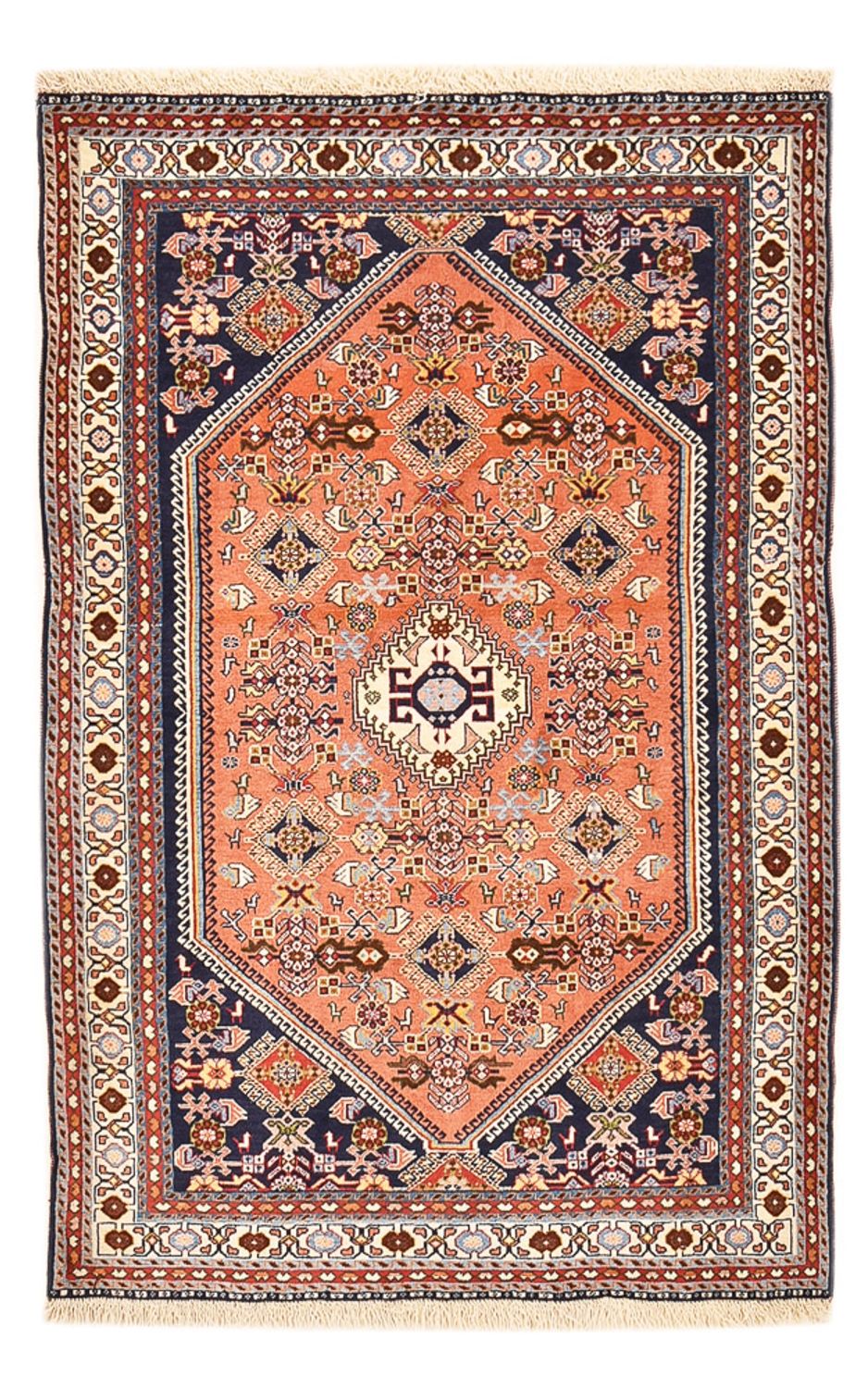 Gabbeh-tæppe - Kashkuli Persisk - 152 x 100 cm - lysrød
