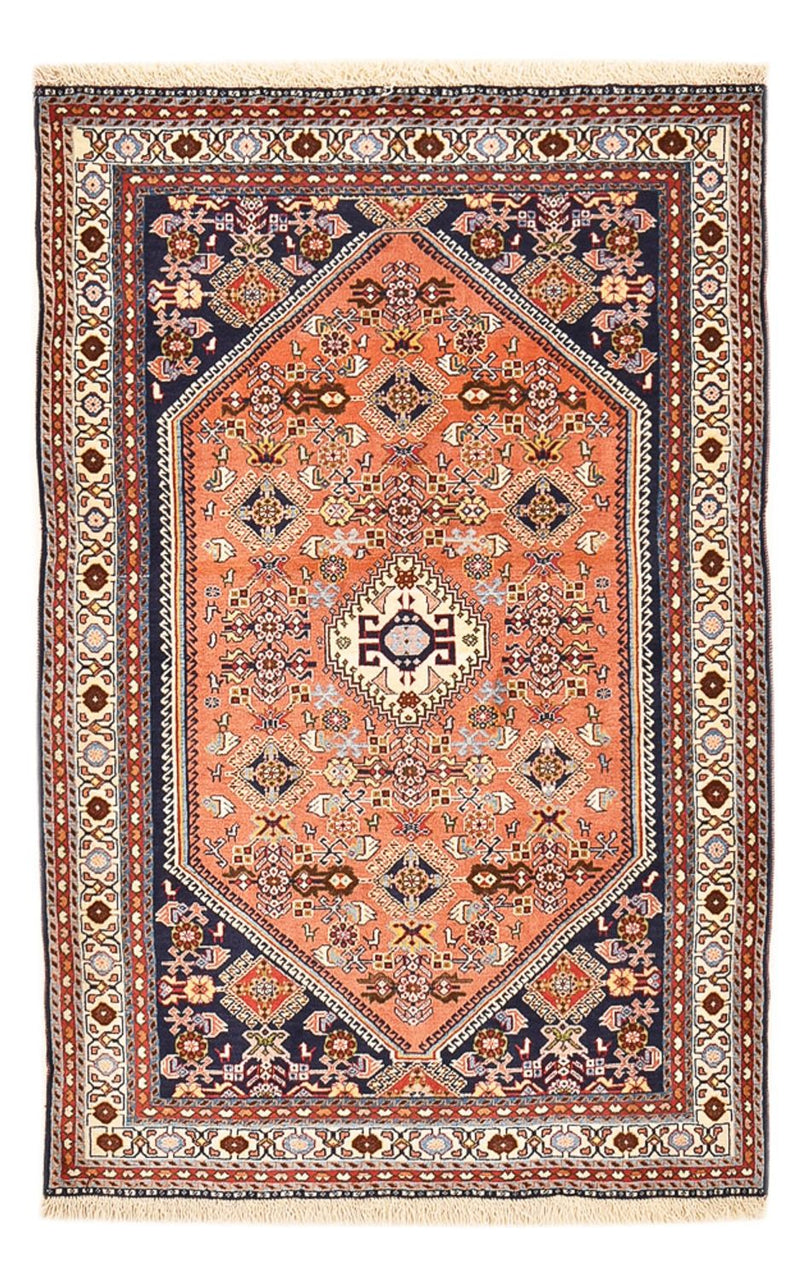 Gabbeh-tæppe - Kashkuli Persisk - 152 x 100 cm - lysrød