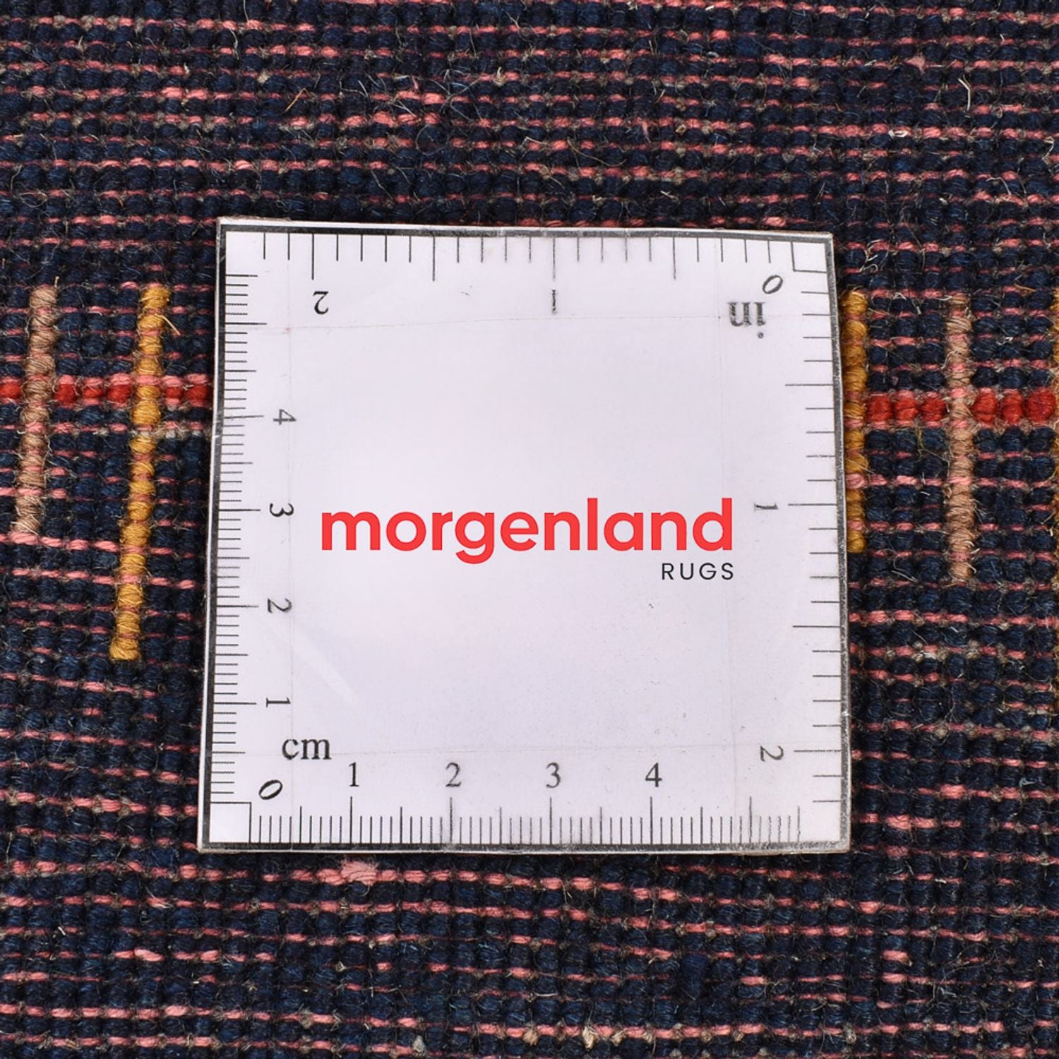Gabbeh Tæppe - Loribaft Persisk - 143 x 110 cm - mørkeblå