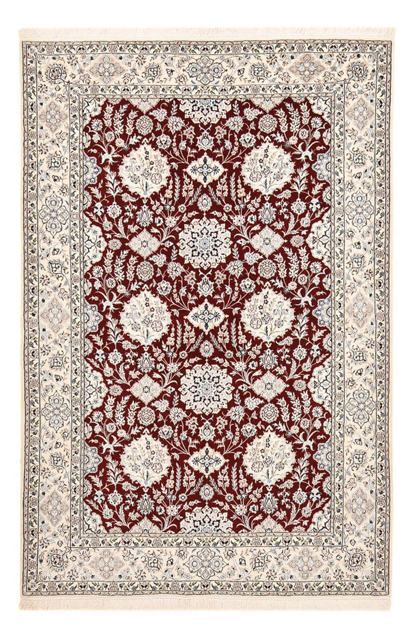 Persisk tæppe - Nain - Premium - 227 x 146 cm - rød