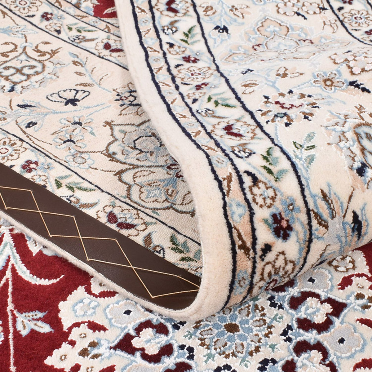 Persisk tæppe - Nain - Premium - 227 x 146 cm - rød