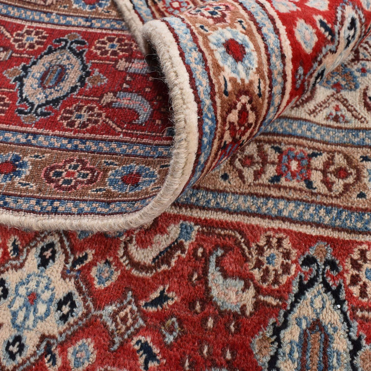 Persisk tæppe - Classic firkantet  - 202 x 186 cm - mørk beige