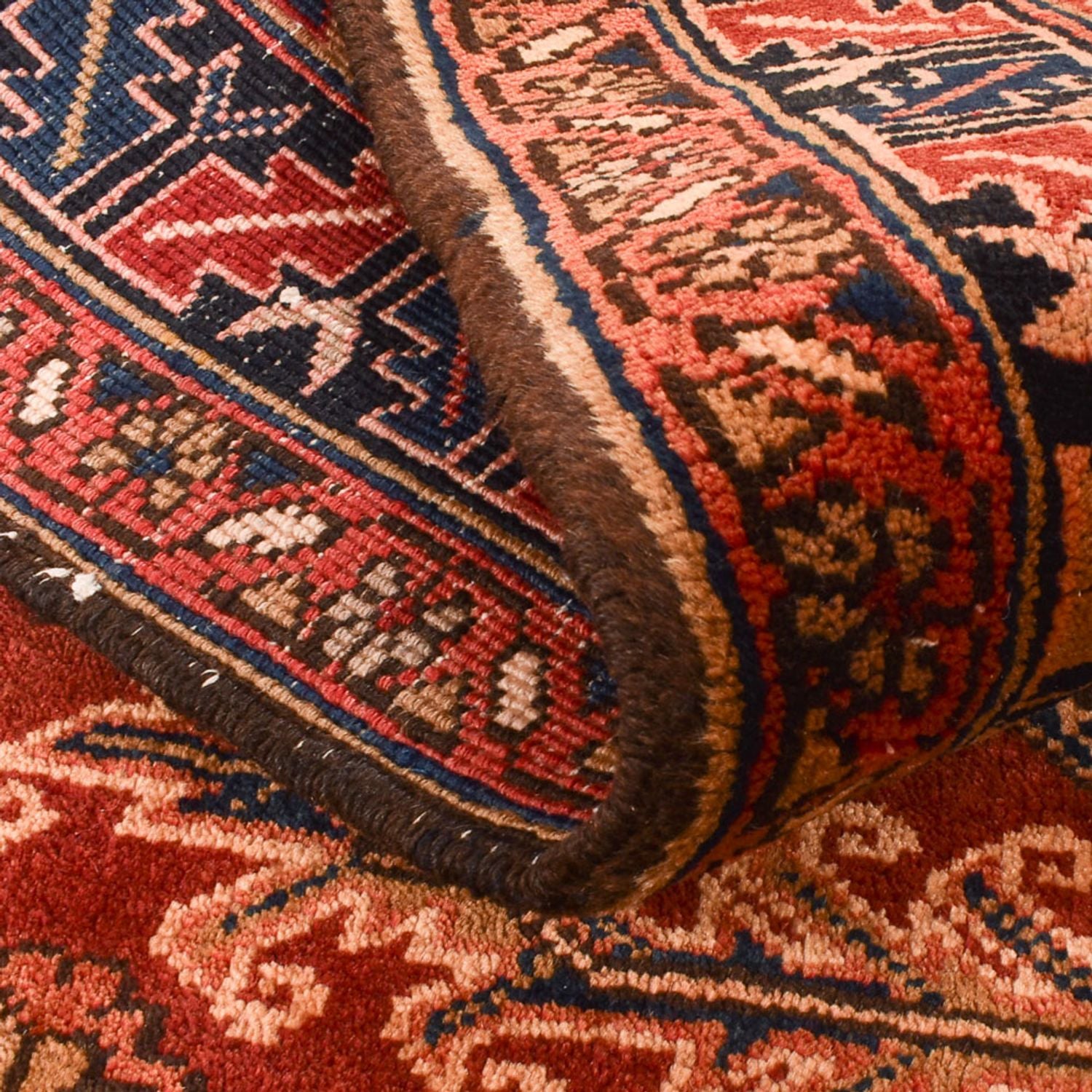 Løber Persisk tæppe - Nomadisk - 340 x 114 cm - rød