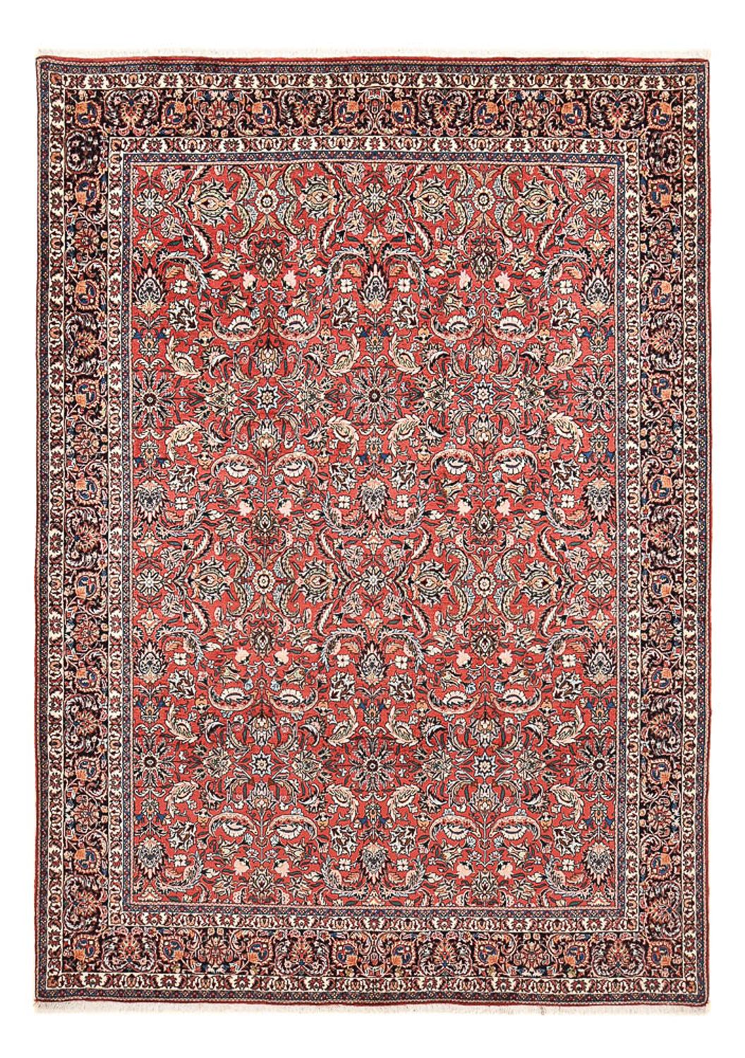 Persisk tæppe - Bijar - 290 x 205 cm - rød
