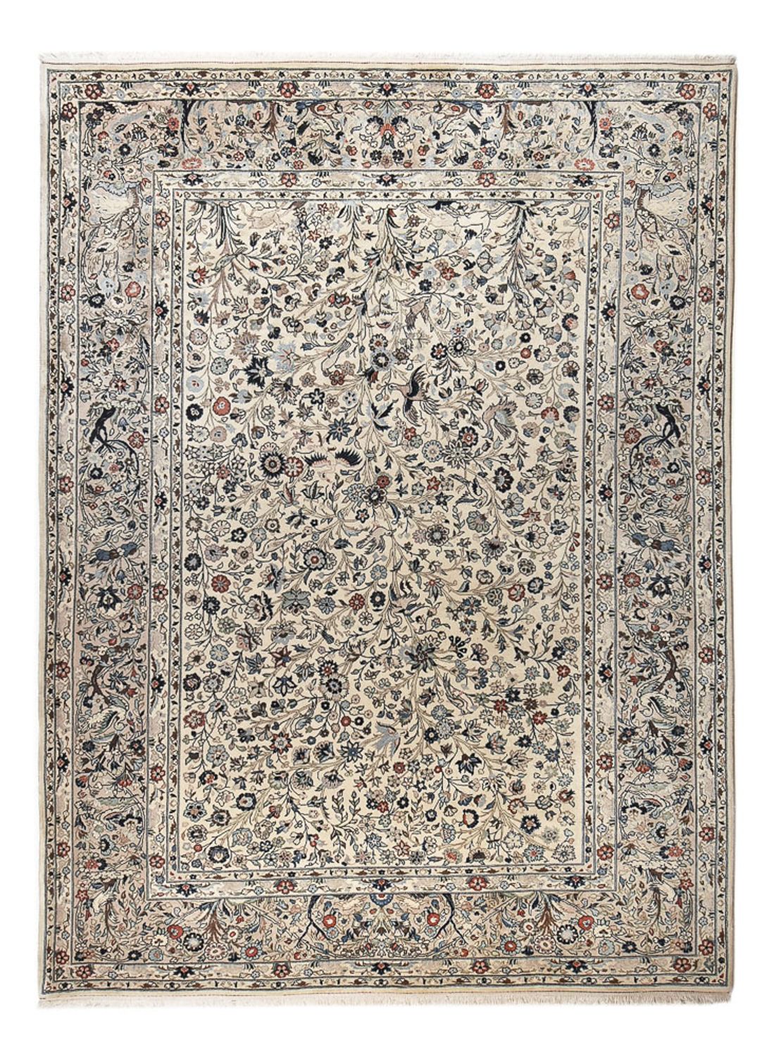 Persisk tæppe - Nain - Premium - 376 x 252 cm - sand
