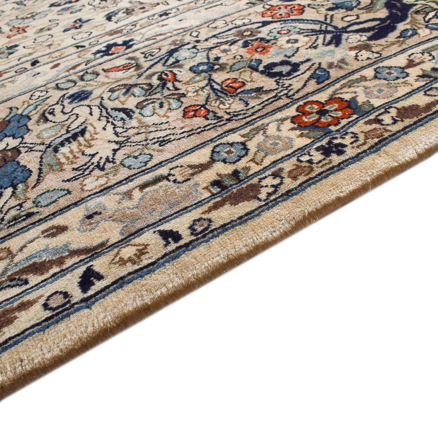 Persisk tæppe - Nain - Premium - 376 x 252 cm - sand