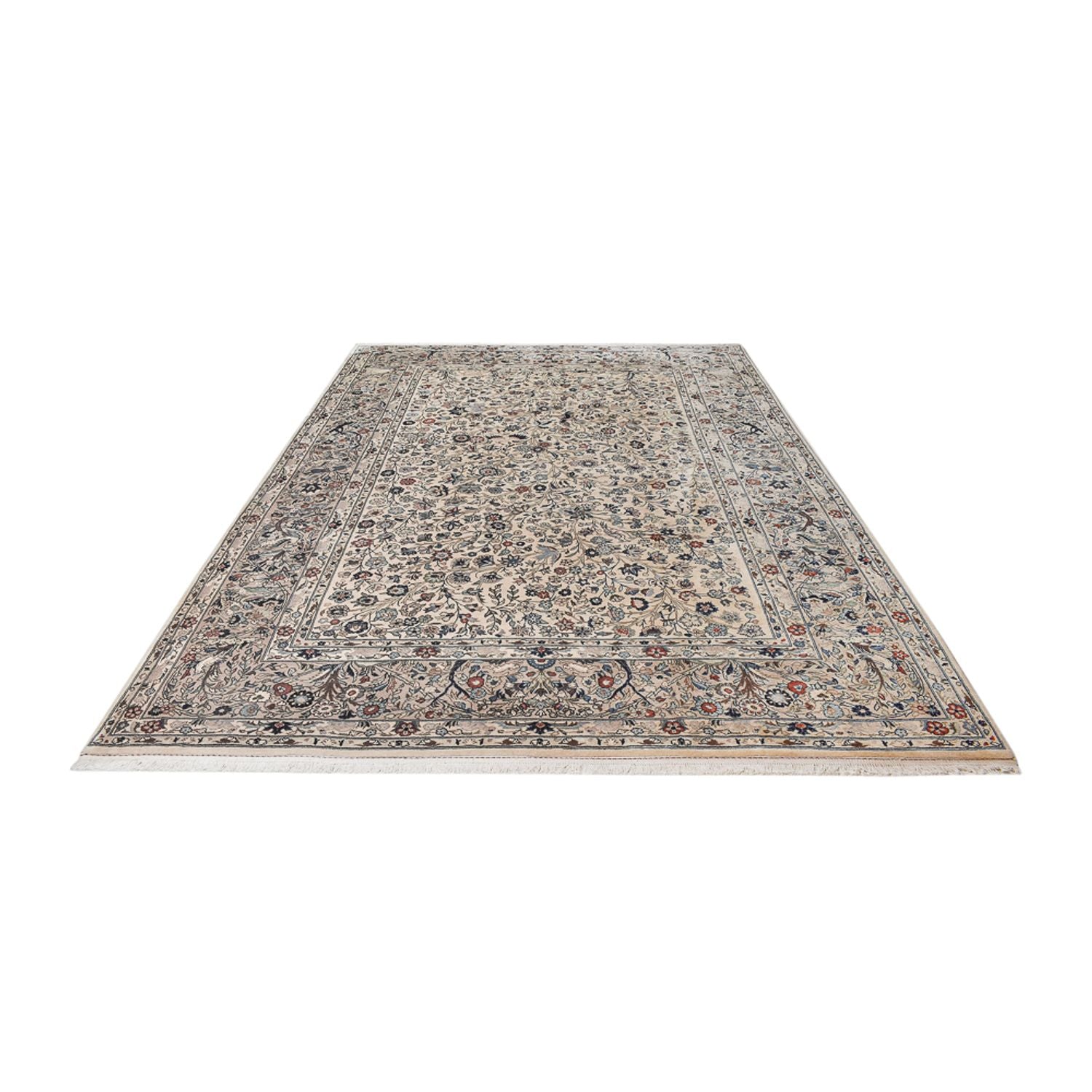 Persisk tæppe - Nain - Premium - 376 x 252 cm - sand
