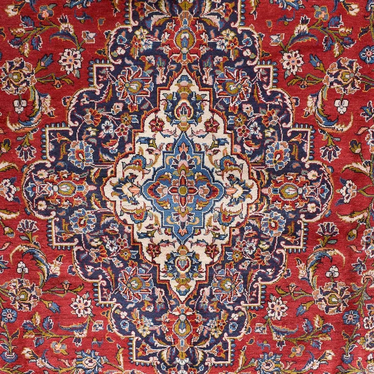 Persisk tæppe - Keshan - 536 x 292 cm - rød