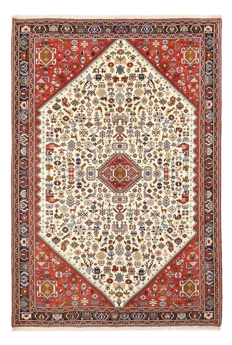 Gabbeh-tæppe - Kashkuli Persisk - 302 x 208 cm - beige