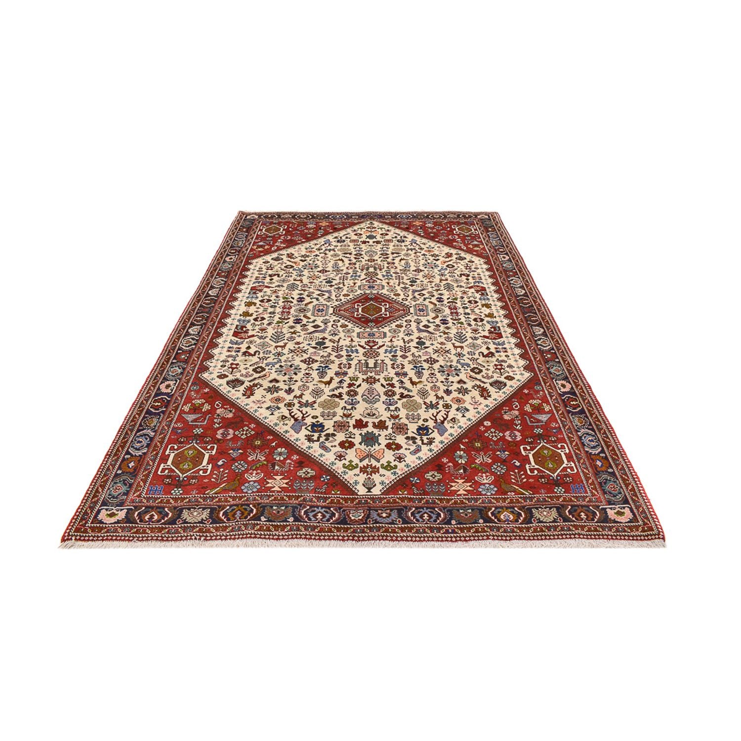 Gabbeh-tæppe - Kashkuli Persisk - 302 x 208 cm - beige