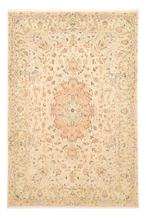 Persisk tæppe - Tabriz - Royal - 303 x 201 cm - lys beige